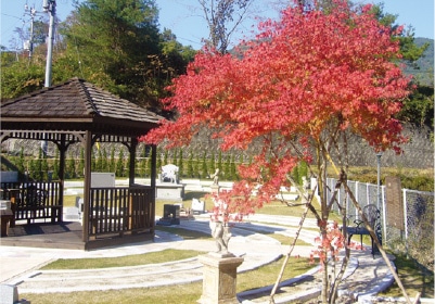 オンリーワン ペットメモリアルパーク園内の様子